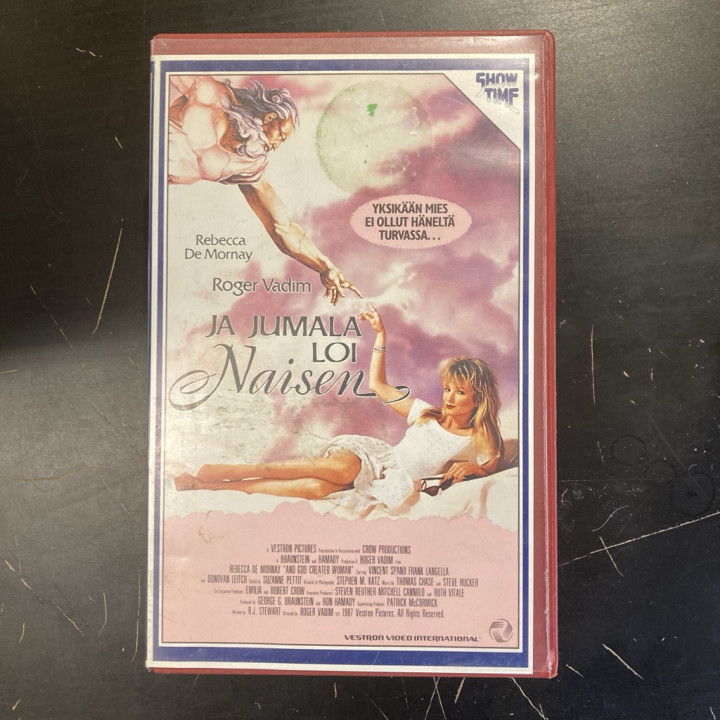 Ja Jumala loi naisen (1988) VHS (VG+/VG+) -komedia/draama-